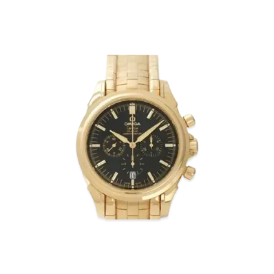 OMEGA De Ville Co-Axial Chronograph "Yellow Gold/Black" 4141.50
