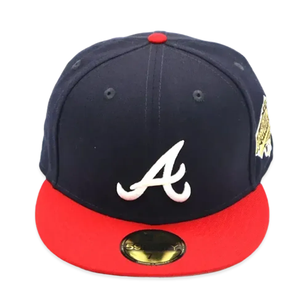 NEW ERA 59FIFTY Harlem Exclusive Atlanta Braves "Navy/Red"