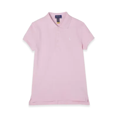 Polo Ralph Lauren Short-Sleeve Stretch Mesh Polo Shirt "Hintofpink"