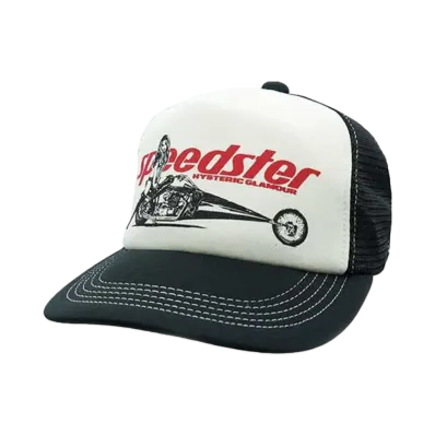 HYSTERIC GLAMOUR Speedster Mesh Cap "Black"