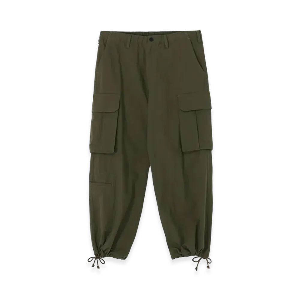 WILDSIDE YOHJI YAMAMOTO Cotton Chino Cargo Pants (Khaki) "Khaki"