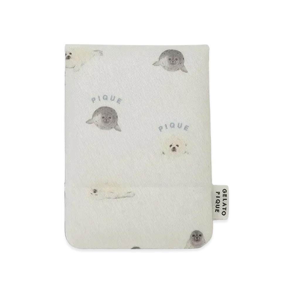 GELATO PIQUE Seal Print Coated Folding Mirror "Off White"