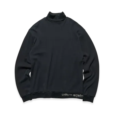 uniform experiment Waffle Highneck Top "Black"