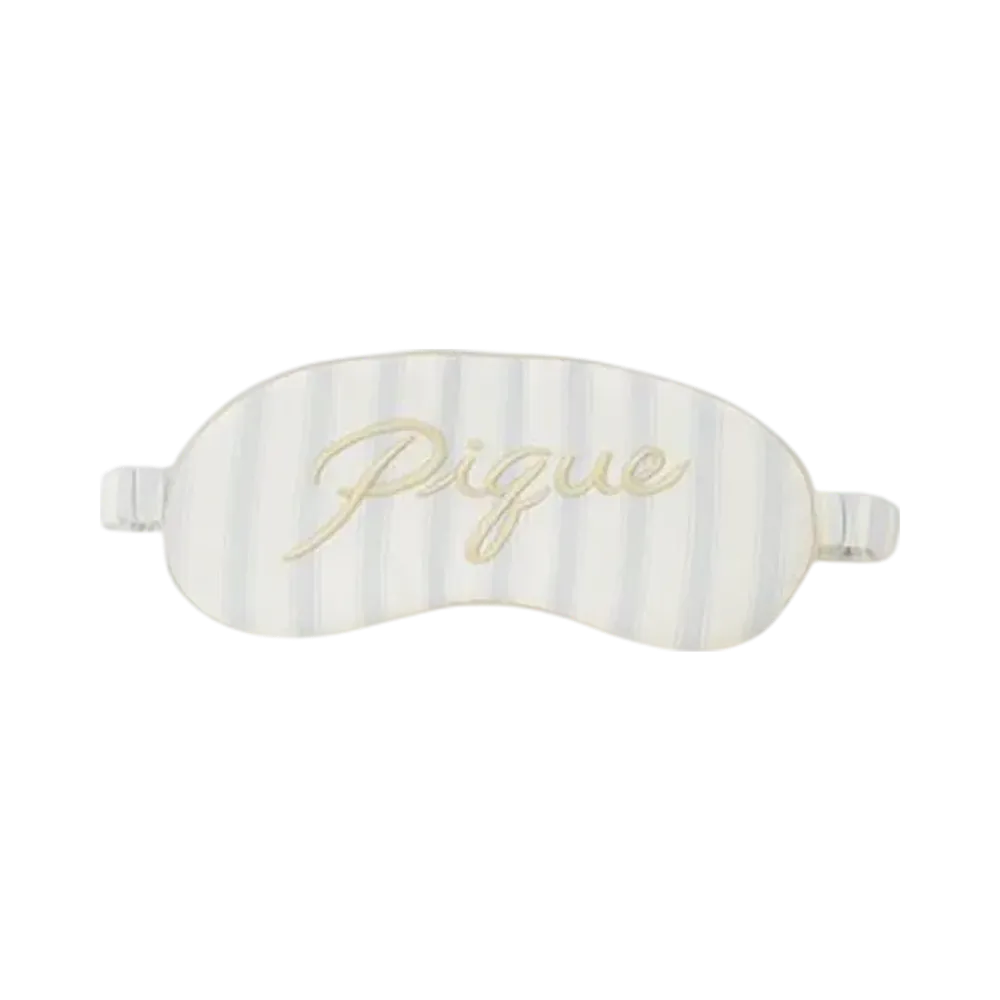 GELATO PIQUE Stripe Pattern Eye Mask "Blue"