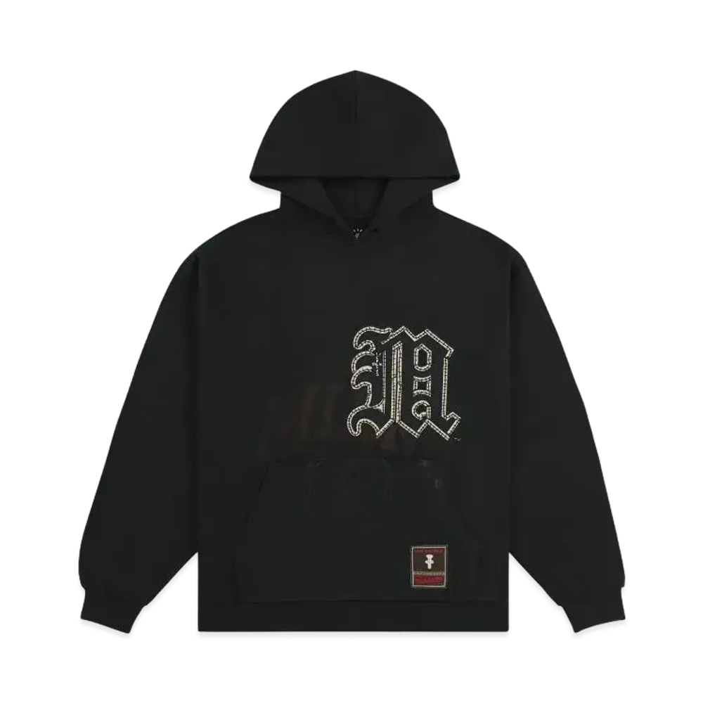 Travis Scott x M&N x University Of Miami Hoodie "Black"