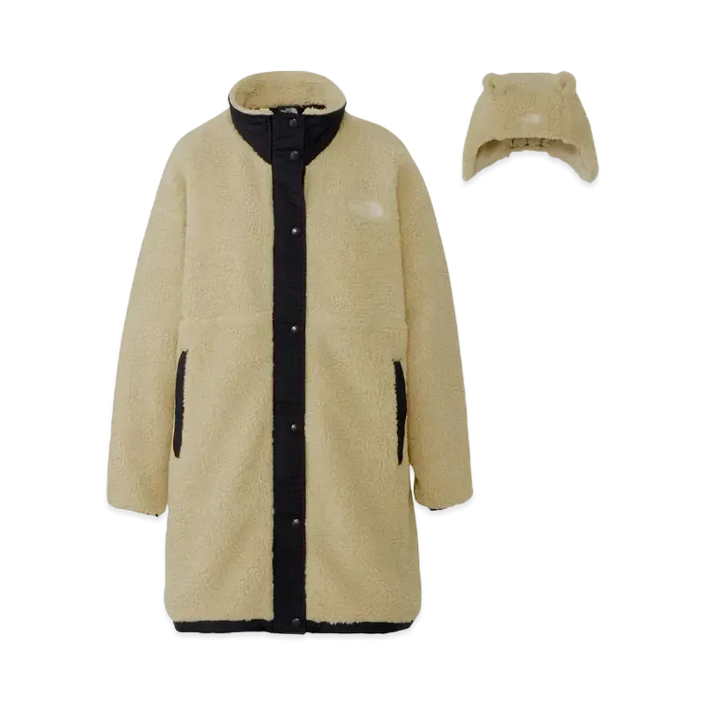 The North Face Maternity Fleece Jacket & Baby Cap "Oatmeal"