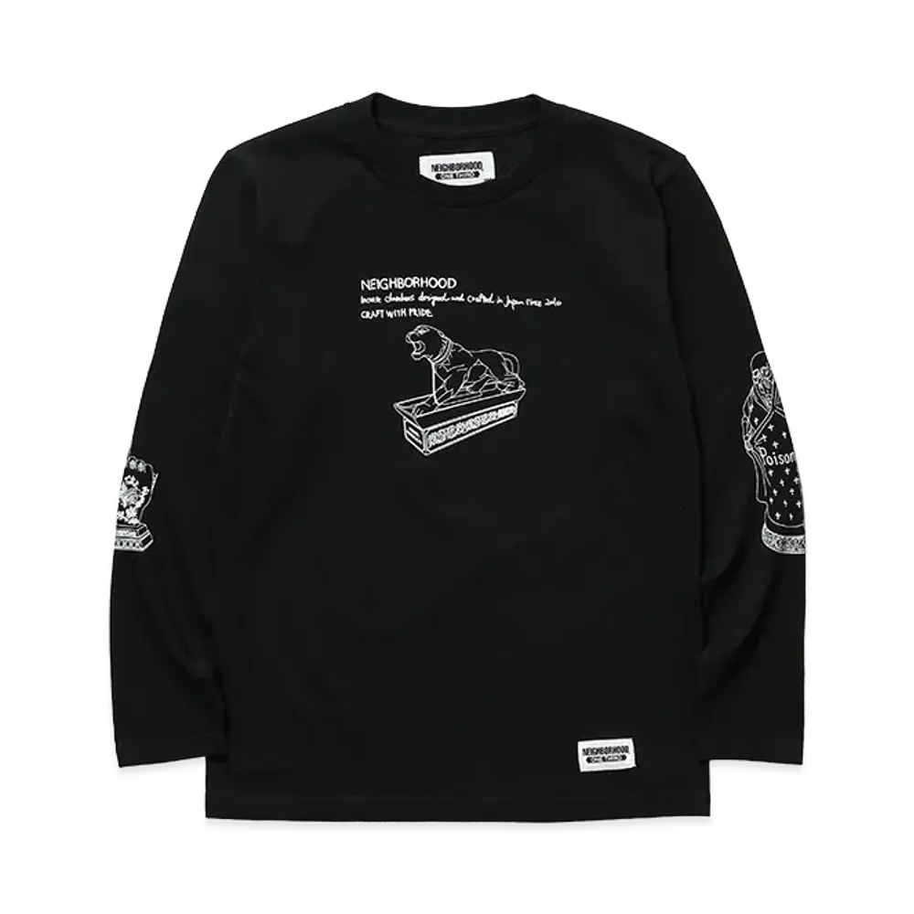 NEIGHBORHOOD Kids OT Tee LS-4 "Black"