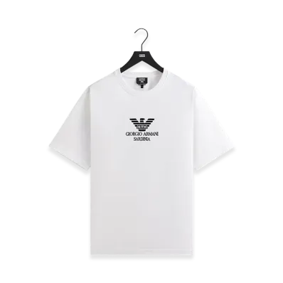 Kith x Giorgio Armani Sardinia Tee "White"