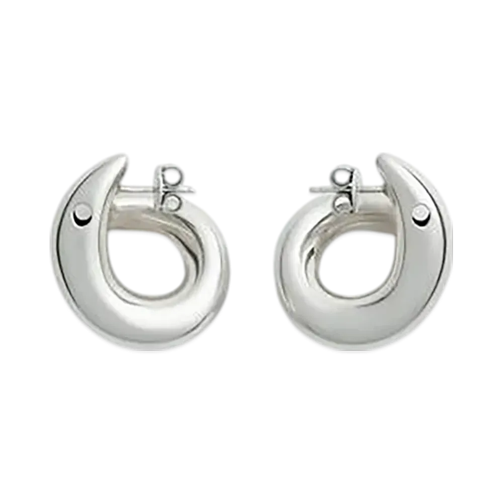Bottega Veneta Sardine Earrings "Silver"