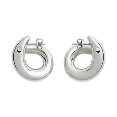 Bottega Veneta Sardine Earrings "Silver"