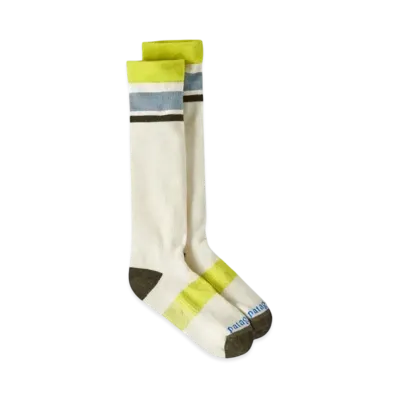 Patagonia Men's Merino Wool Blend Knee Socks "White"