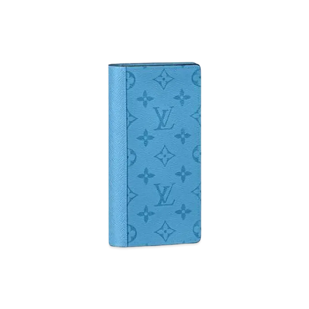 Louis Vuitton Brazza Wallet Taigarama "Denim Blue"