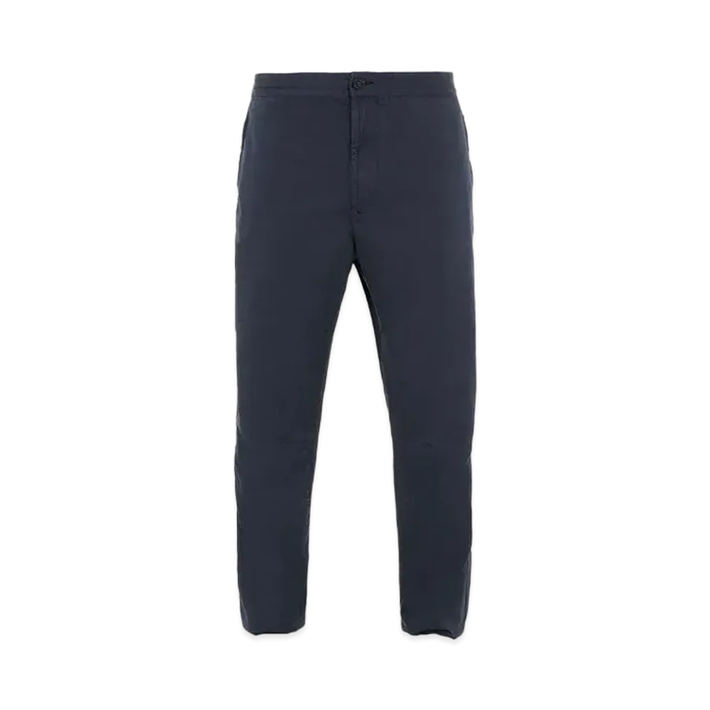 Stone Island 30914 STRETCH COTTON WOOL SATIN_REGULAR TAPERED FIT "Blue"