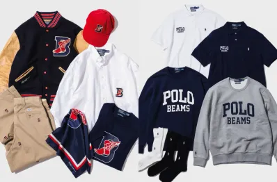 BEAMSよりPolo Ralph Laurenとの別注コレクションが10/2発売!特別なワッペンを配したスタジアムジャンパーなど多彩なラインナップ