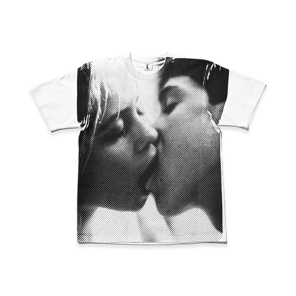 Weber x Kids Printed By Ryoya Nakazato T Shirt Kiss "White"