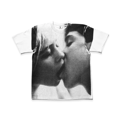 Weber x Kids Printed By Ryoya Nakazato T Shirt Kiss "White"