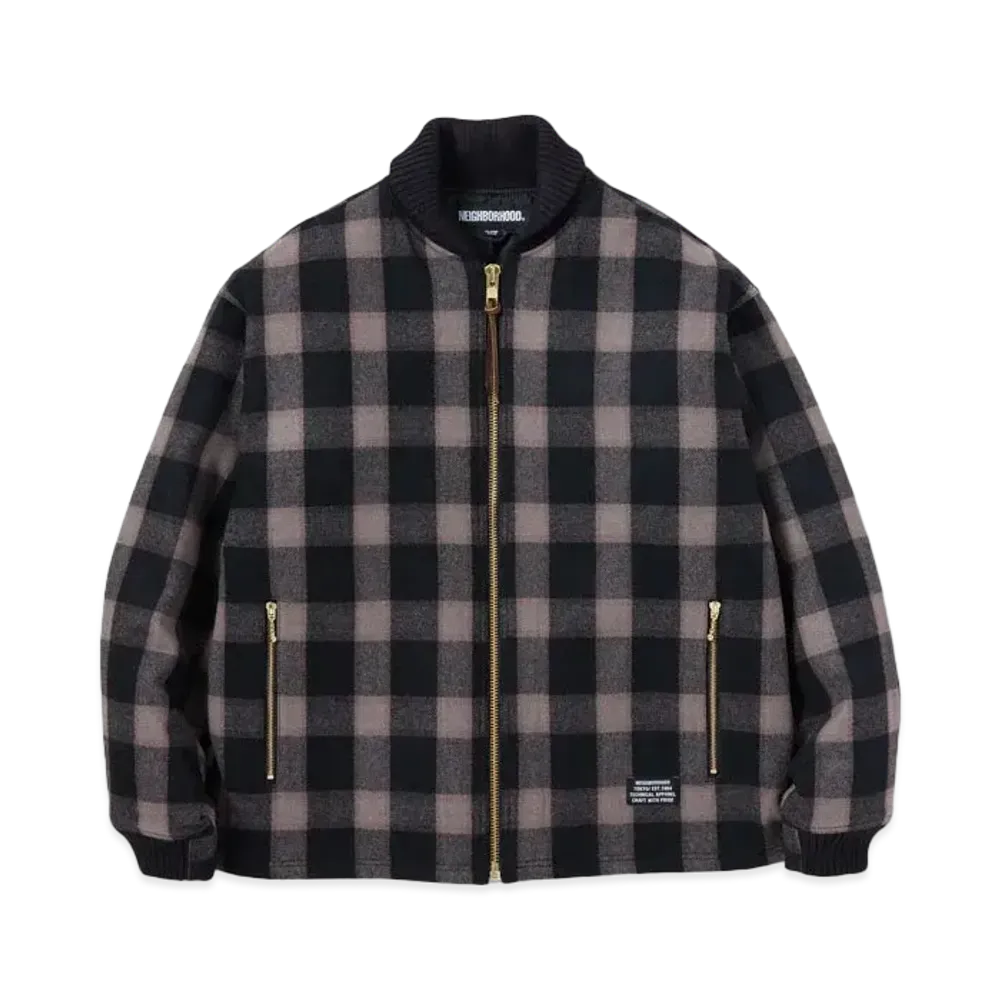 NEIGHBORHOOD Buffalo Check JK . WN "Gray"