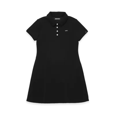 GOD SELECTION XXX Women's Mini Box Logo Polo One-Piece GXL-S26-OP-01 "Black"