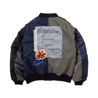 NEIGHBORHOOD x YOHJI YAMAMOTO MA-1 Jacket "Black"