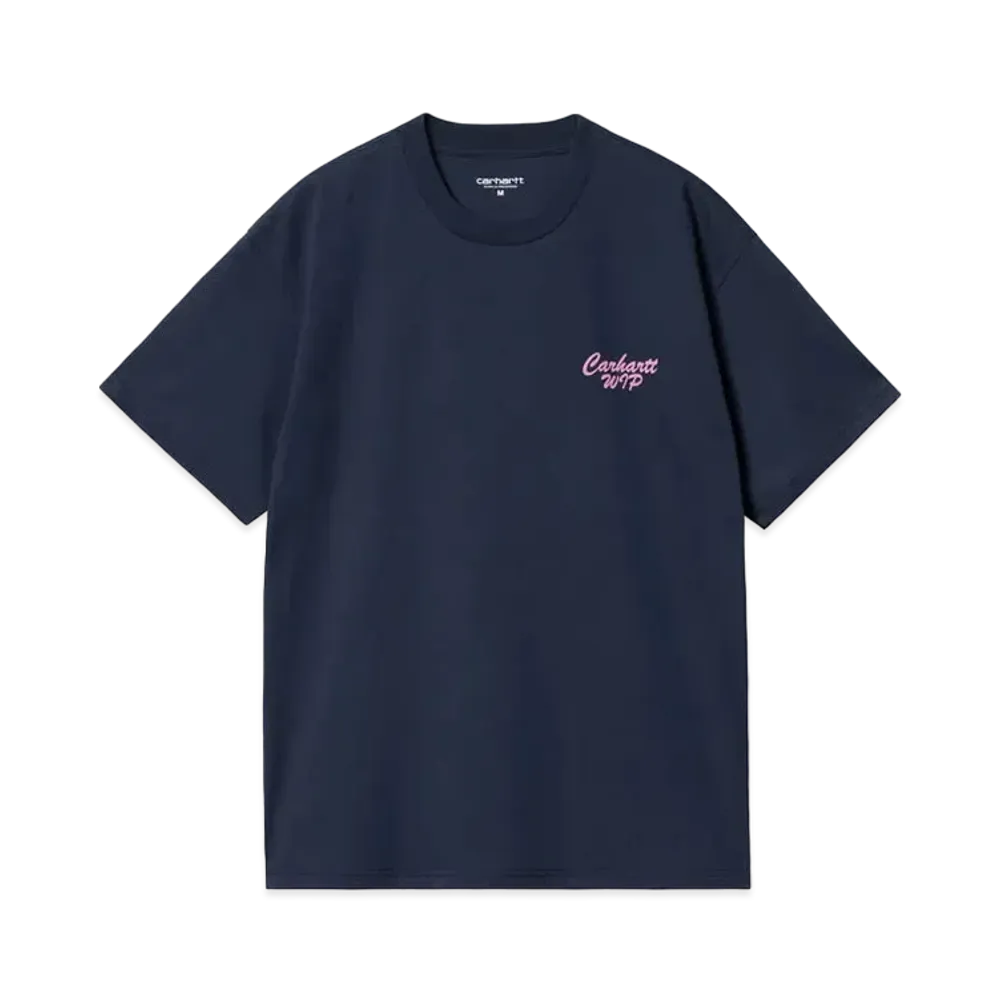 Carhartt S/S Friendship T-Shirt "Air Force Blue/Light Pink"