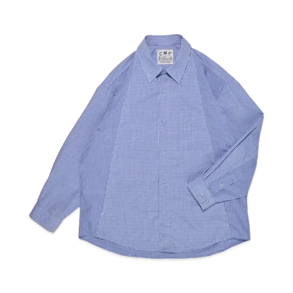 CMF OUTDOOR GARMENT Gingham Check Shirt "Blue"