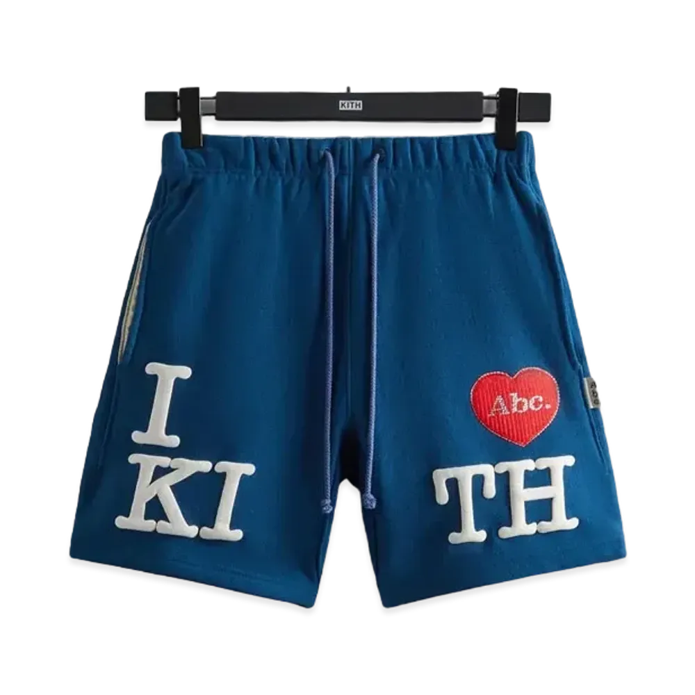 Kith x Advisory Board Crystals I Love Kith Short "Navy"