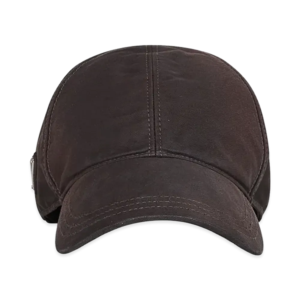PRADA Cotton Baseball Cap "Brown"
