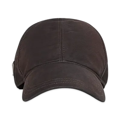 PRADA Cotton Baseball Cap "Brown"