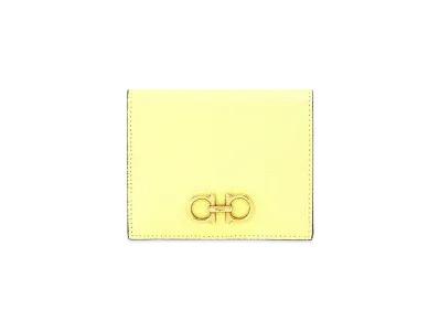 Salvatore Ferragamo Bi-Fold Wallet "Canary Yellow"