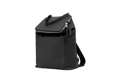 LOEWE Goya Backpack In Soft Grained Calfskin "Black"