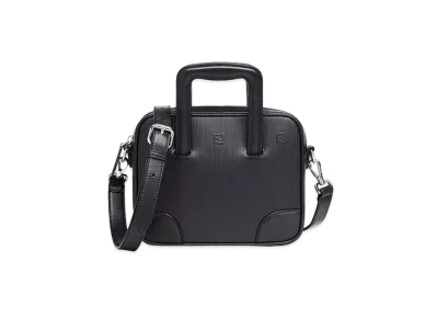 FENDI Messenger Bag Compact Leather Bag "Black"