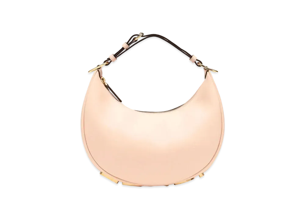 FENDI Fendigraphy Small Leather Bag "Pink"
