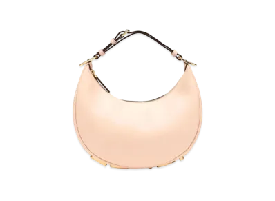 FENDI Fendigraphy Small Leather Bag "Pink"