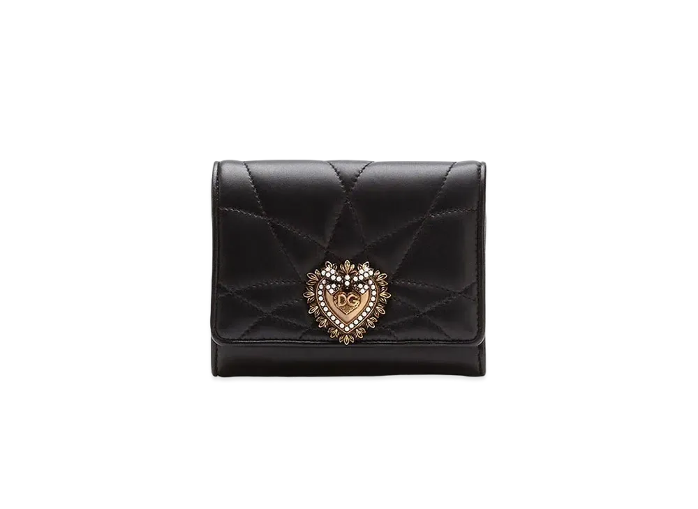 Dolce&Gabbana Devotion Continental Wallet Small "Black"