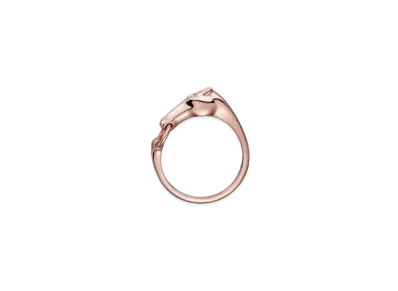 Hermes Galop Ring PM "Pink Gold/1 Diamond"