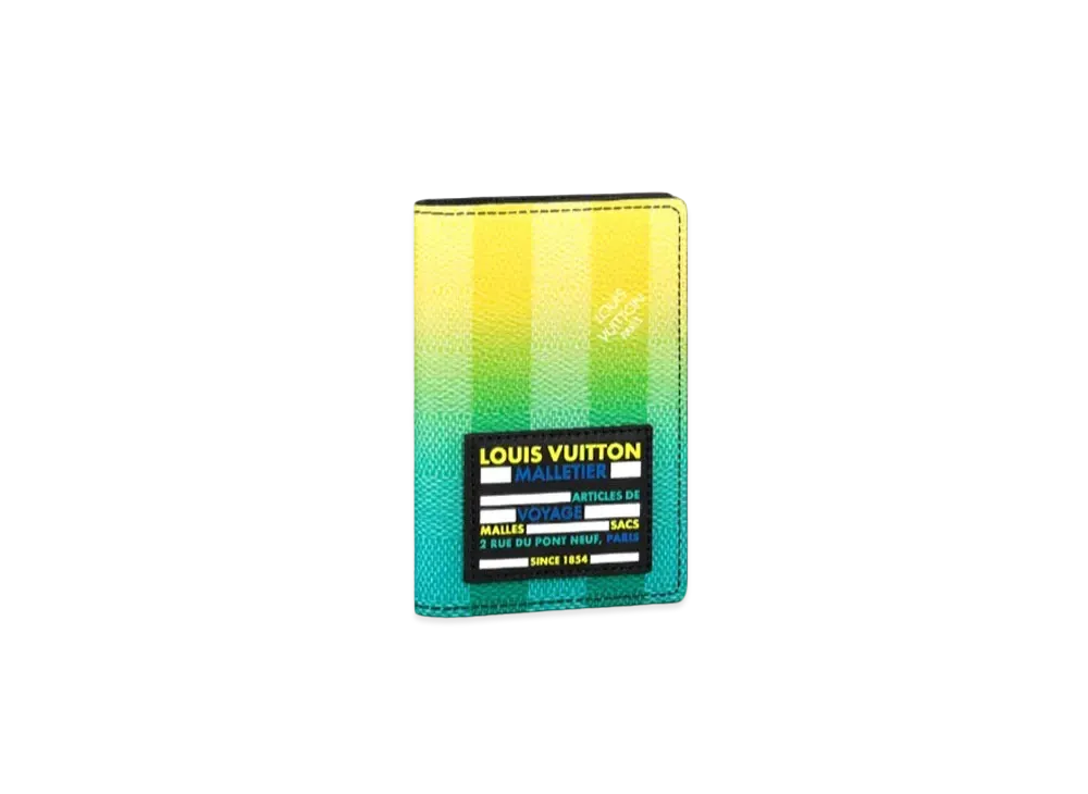 Louis Vuitton Organizer De Posh Damier "Green/Yellow"
