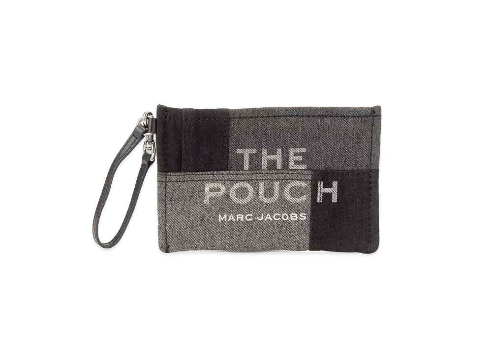 MARC JACOBS The Denim Small Pouch "Black Denim"