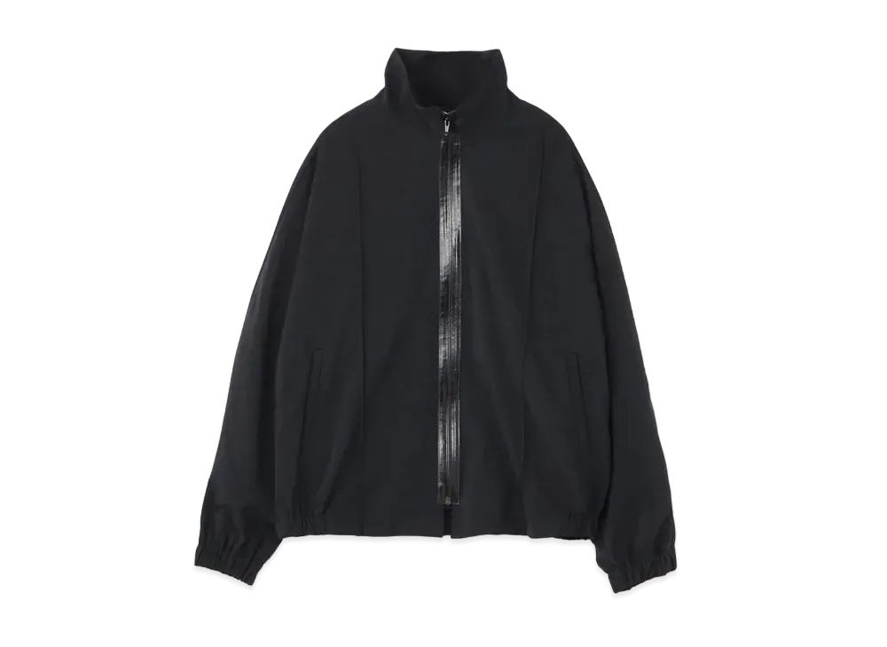 Yohji Yamamoto Y's TWISTED POLY NATURAL STRETCH EPAULETTE BLOUSON "Black"