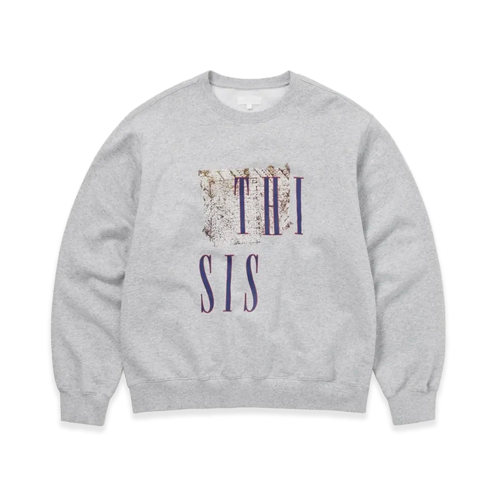 thisisneverthat THI SIS Crewneck "Heather Grey"