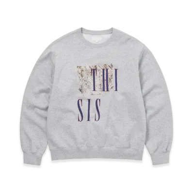 thisisneverthat THI SIS Crewneck "Heather Grey"