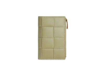 Bottega Veneta Cassette Medium Bi-Fold Wallet Japan Exclusive "Travertine/Natural"
