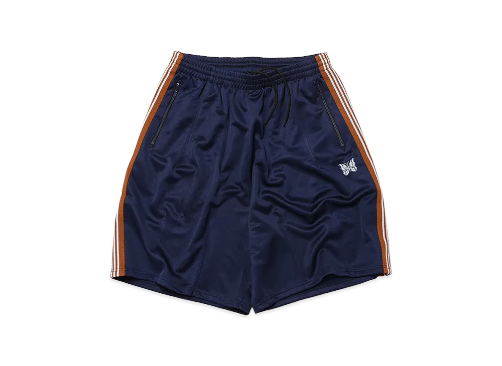 NEEDLES x LOFTMAN 50th H.D. Track Short Poly Smooth "Navy"
