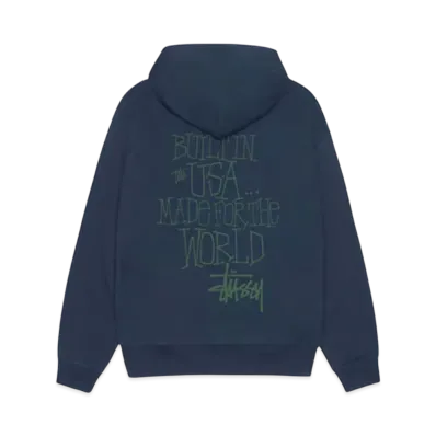 Stussy Built In Usa Hoodie "Navy"