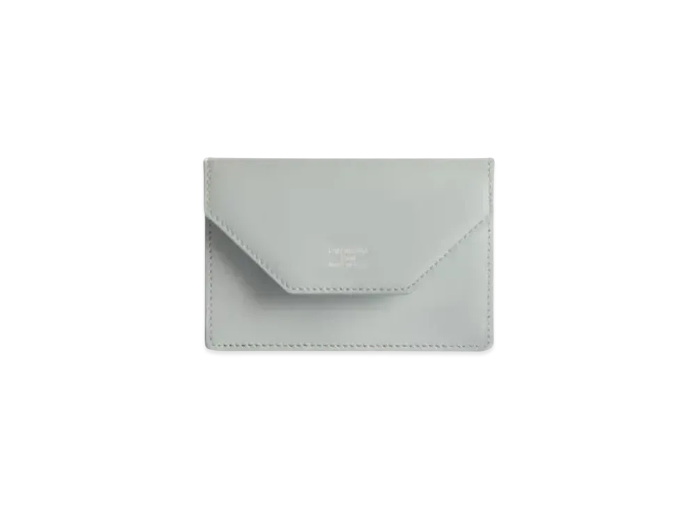 BALENCIAGA Envelope Flap Card Holder "Light Blue"