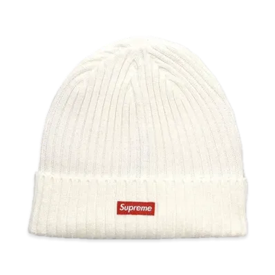 Supreme Overdyed Beanie "White"(20SS)