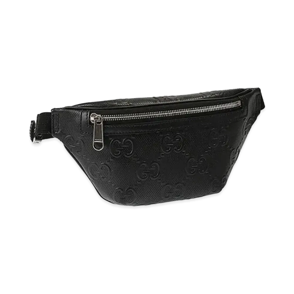 GUCCI Belt Bag GG Emboss "Black"