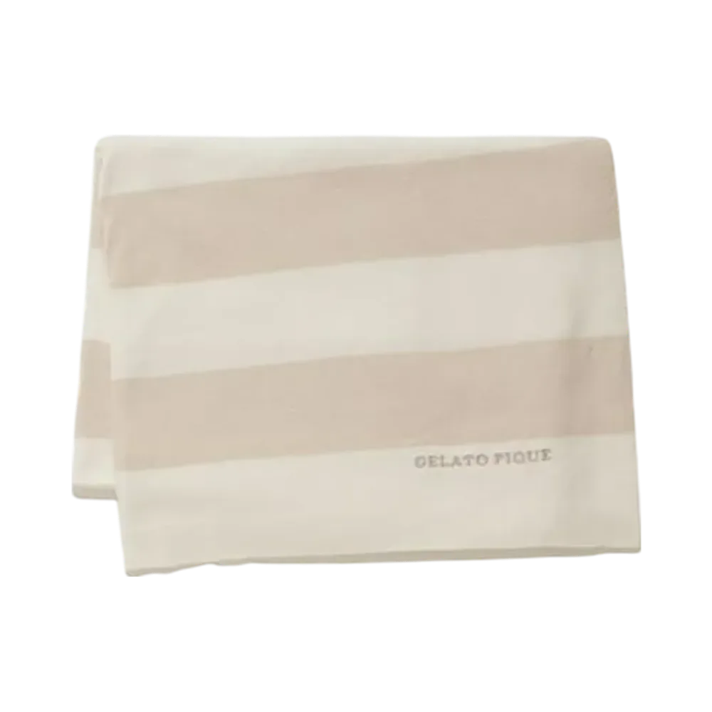 GELATO PIQUE Smoothie Little 2 Border Blanket "Beige"