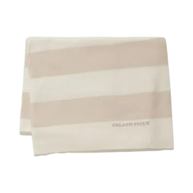 GELATO PIQUE Smoothie Little 2 Border Blanket "Beige"