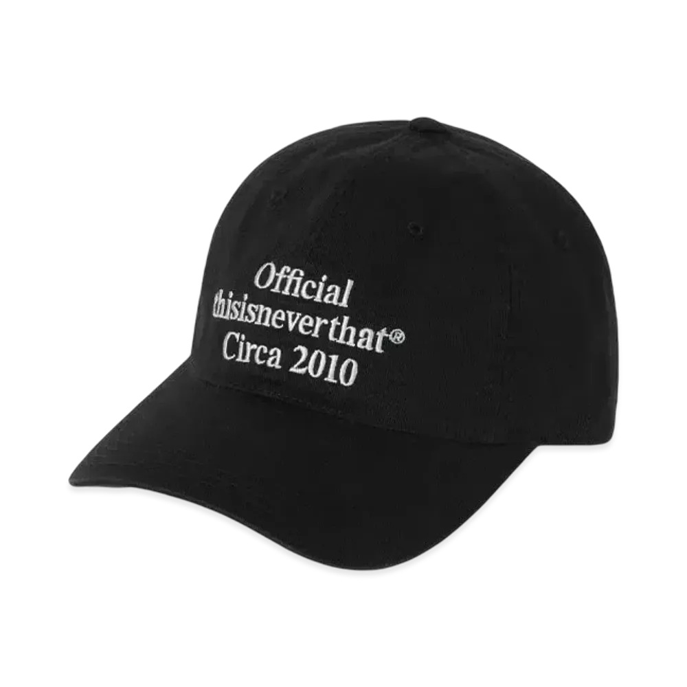 thisisneverthat Times Cap "Black"