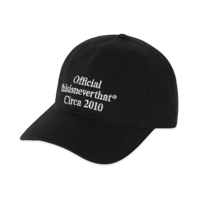 thisisneverthat Times Cap "Black"